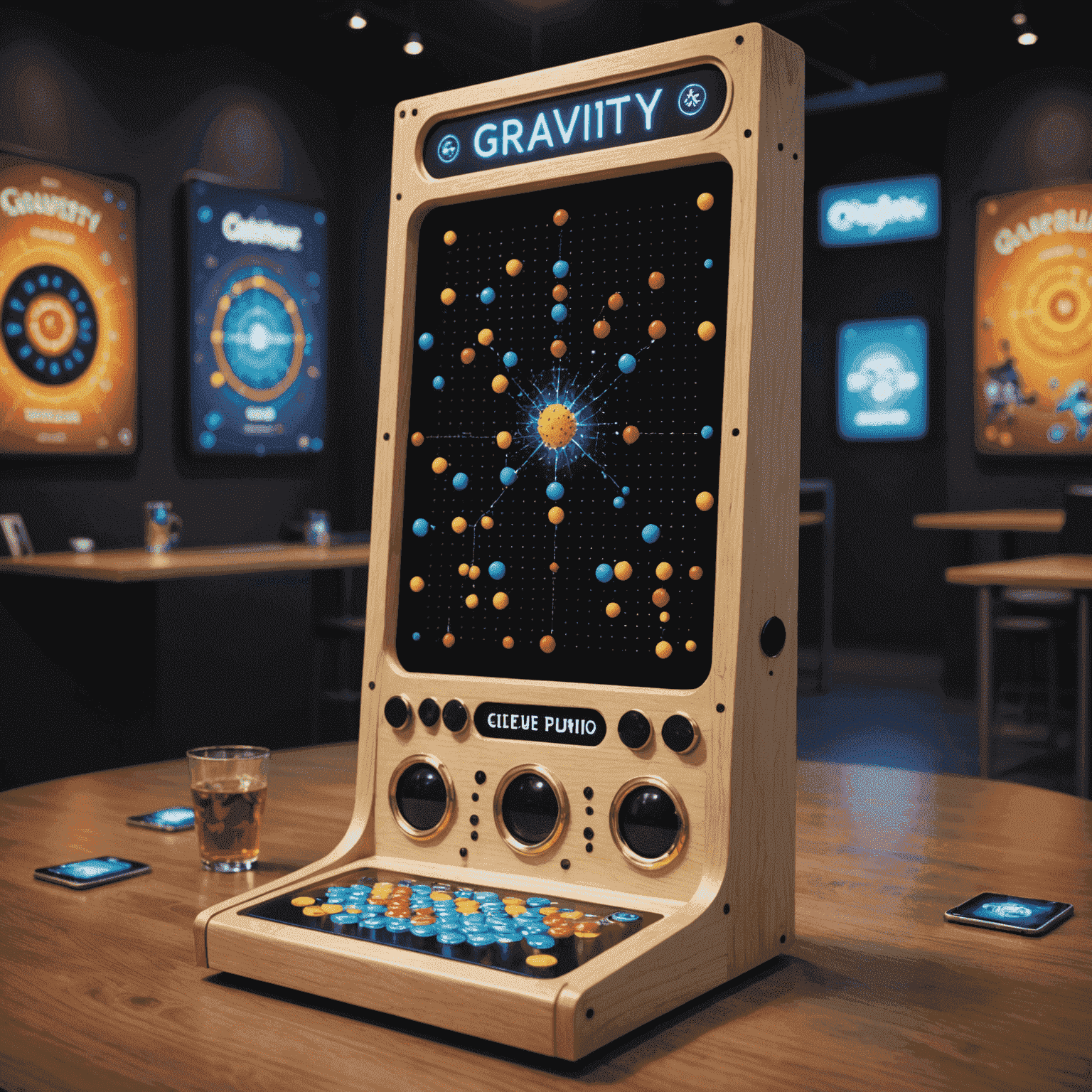 Interfaz de juego en línea de Gravity Plinko, mostrando jugadores conectados y un tablero virtual